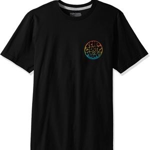 RIP CURLS MENS CLASSIC TEE BLACK MEDIUM